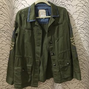 Anthropologie Hei Hei Green Jacket